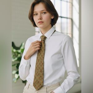 Fendi Roma Italian Silk Tie